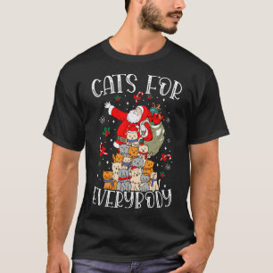 T-shirt Chats pour tout le monde vilain Noël Chat Drôle No
