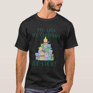 T-shirt CHATS PRO NOËL PRO-CHOIX Roe v Wade Féminisme