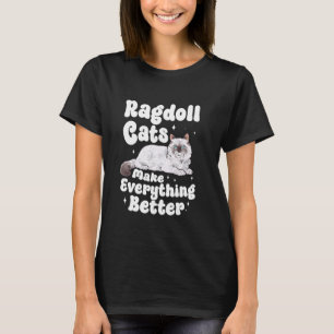 T-shirt Chats Ragdoll Rendent Tout Meilleur Propriétaire d