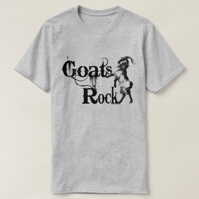 T-shirt CHATS ROCK | par TotallyGoatally™ (Design devant)