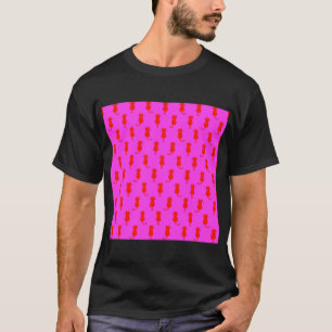 T-shirt Chats Rouges Fantaisistes Roses Pour Toujours Fun 