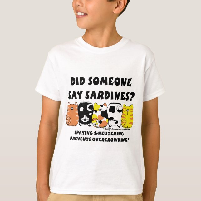 T-shirt Chats Sardine (Devant)