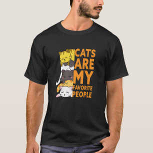 T-shirt Chats Sont Mes Personnes Préférées Chat Chat Maman
