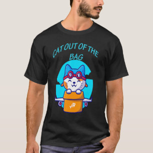 T-shirt Chats Sortis Du Sac