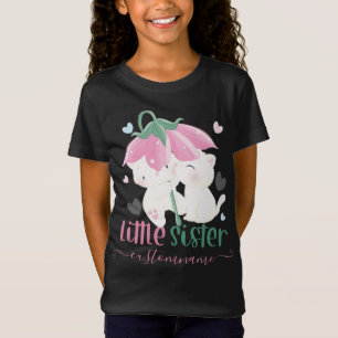 T-Shirt Chats Sous Parapluie Fleur Personnalisé Petite Soe
