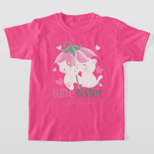 T-shirt Chats Sous Parapluie Fleur Personnalisé Petite Soe