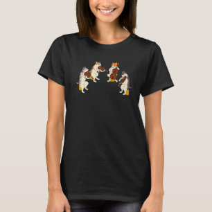 T-shirt Chats String Quartet Violon Viola Cello Musicien C