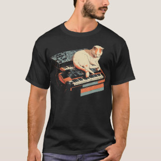 T-shirt Chats Synthétiques Pour Musique
