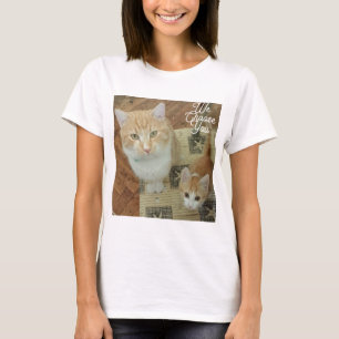 T-shirt Chats Texte amusant Nous vous choisissons texte ar