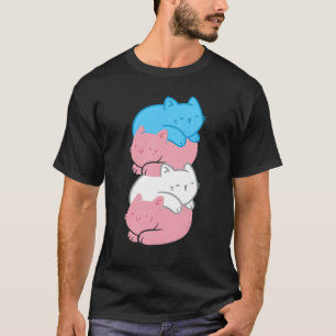 T-shirt Chats Transgenres Vie Lgbtq Drapeau Transsexuel Tr
