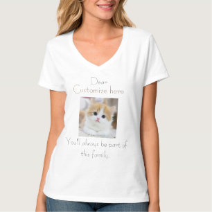 T-shirt chats, une partie de la famille, Simple mignonne m