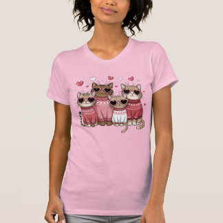 T-shirt Chats Valentine
