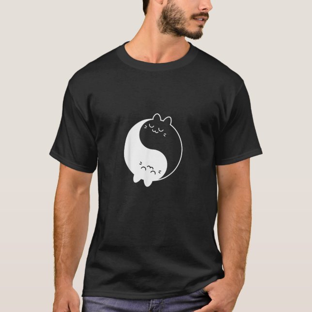 T-shirt Chats Yin Yang (Devant)