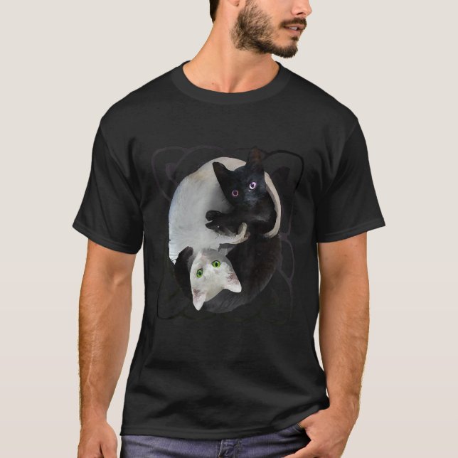 T-shirt Chats Yin Yang (Devant)