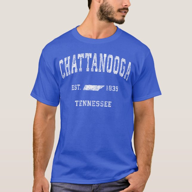 T-shirt Chattanoogaennesseen Athletic Sports girl (Devant)