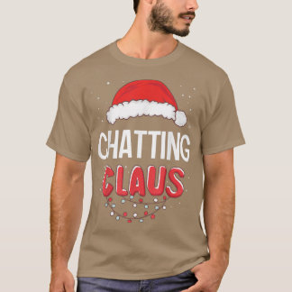 T-shirt Chatter Noël du Père Noël Costume correspondant 