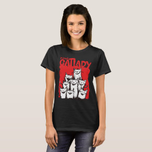 T-shirt Chattes rigolos Charmant Cartoon [00333]