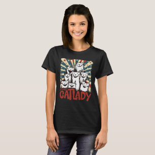 T-shirt Chattes rigolos Charmant Cartoon [00333]