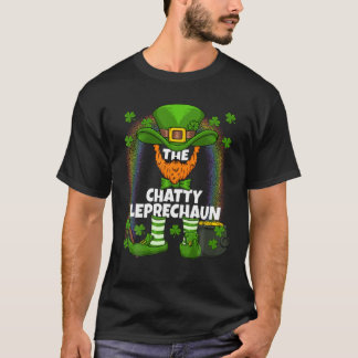 T-shirt Chatty Leprechaun Famille Jour de la Saint Patrick