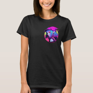 T-shirt Chaud Alt Vampire La langue de la fille au-dessus