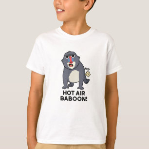 T-shirt Chaud Baboon d'air drôle Farny Monkey Pun
