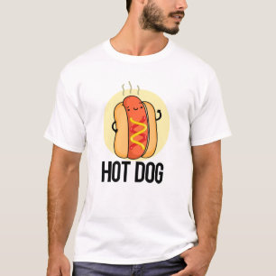 T-shirt Chaud Chien Funny Snack Pun