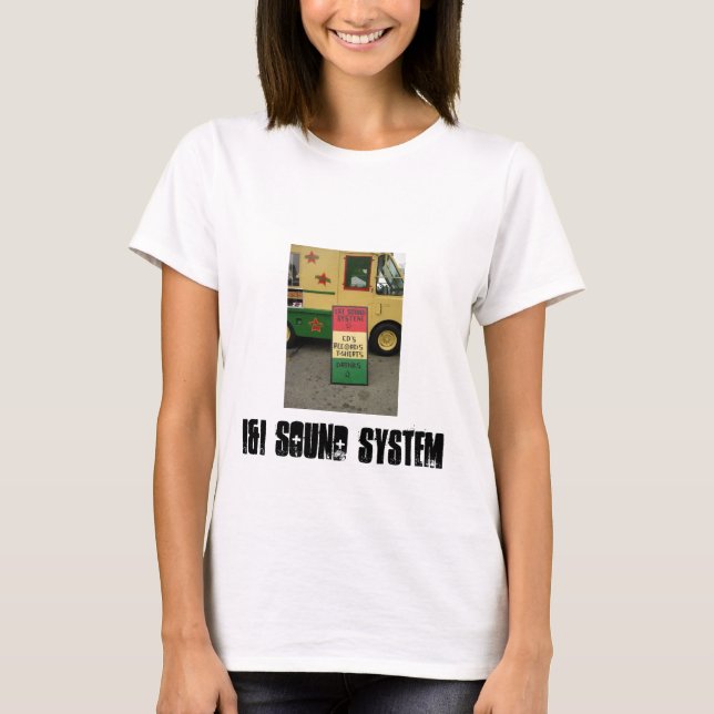 T-shirt chaud de gallon de système de son d'i&i (Devant)