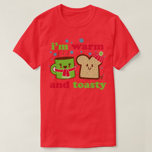 T-SHIRT CHAUD ET TOASTE (Design devant)