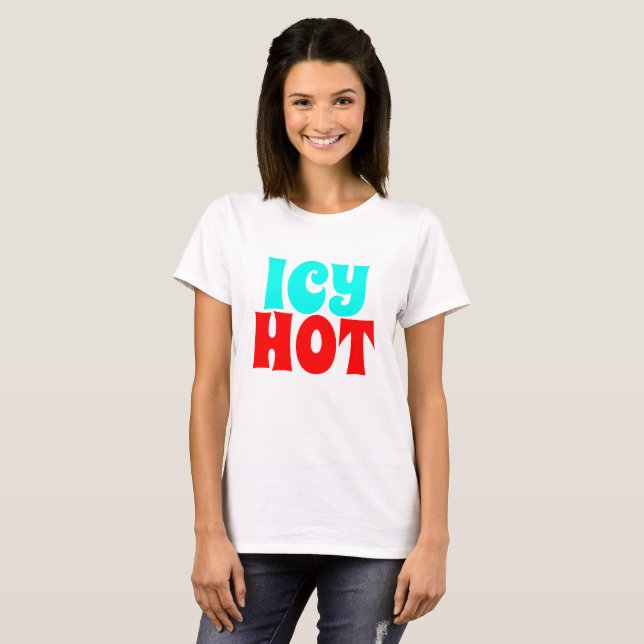 T-shirt chaud ICY pour femme (Devant entier)