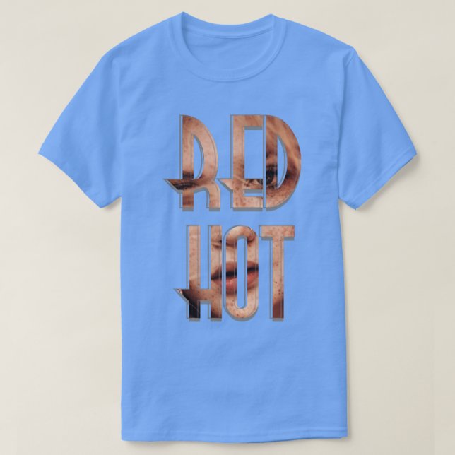 T-shirt chaud rouge (Design devant)