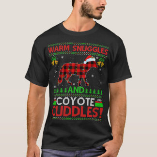 T-shirt Chaud Snuggles Et Coyote Cuddles Coyote Chaud Chri
