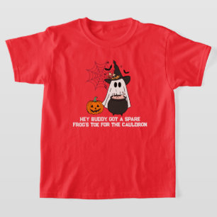 T-shirt Chaudière fantôme drôle pour enfants Halloween