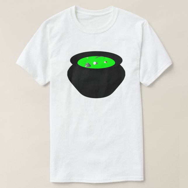T-shirt Chaudron de Sorcière (Design devant)
