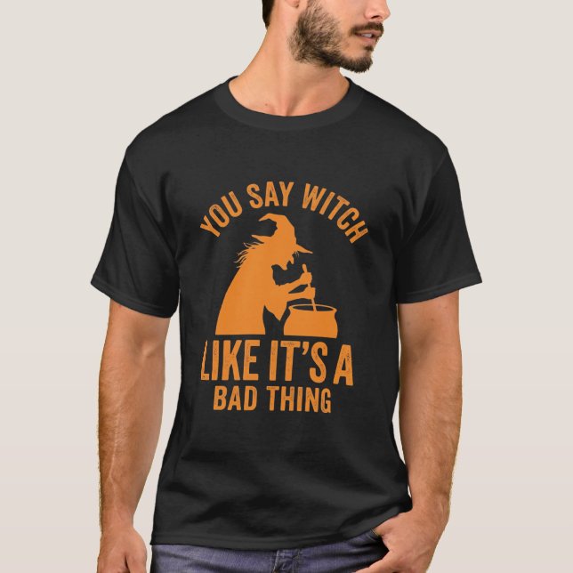T-shirt Chaudron De Sorcière Drôle Halloween (Devant)