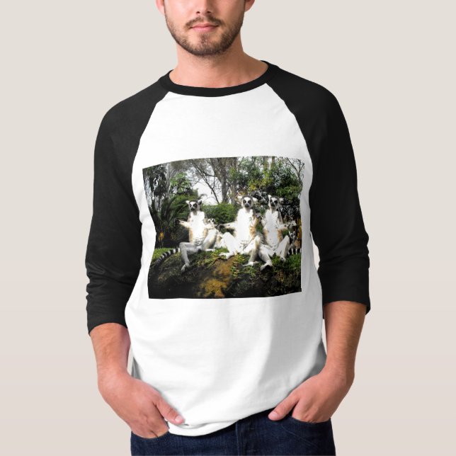 T-shirt Chauffage des lémuriens à queue d'anneau en Espagn (Devant)