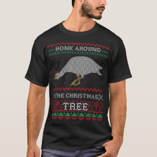T-shirt Chauffer Vilain Chaudron de Noël Chanvre Goose dog