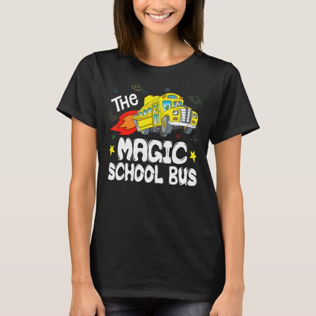 T-shirt Chauffeur de bus de l'école Magic Funny Ceintures  (Devant)