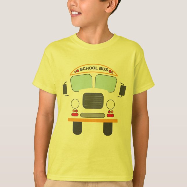 T-shirt Chauffeur de bus scolaire Costume d'Halloween simp (Devant)