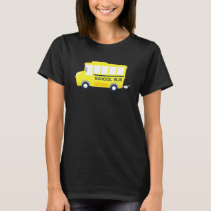 T-shirt Chauffeur de Bus Scolaire Retour à l'École Drôle B