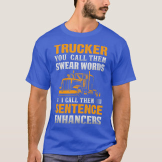 T-shirt Chauffeur de camion 2022 couleurs Vintages rétro 1
