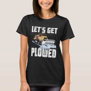 T-shirt Chauffeur De Camion À Neige Lit Se Faire Lancer Ch