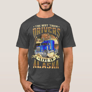 T-shirt Chauffeur de camion Alaska
