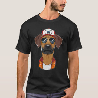 T-shirt Chauffeur de camion Chien I Rhodesian Ridgeback