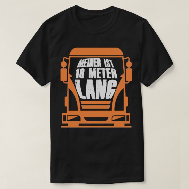 T-shirt Chauffeur de camion Conducteur de bus Trucker Drôl (Design devant)