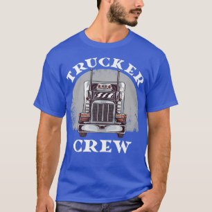 T-shirt Chauffeur de camion de camion Asphalt Cowboy Highw