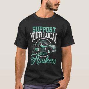 T-shirt Chauffeur de camion de remorque Trucker Fiers Truc