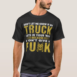 T-shirt Chauffeur De Camion Drôle Camion Trucker Dit Big R