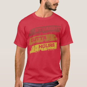 T-shirt Chauffeur De Camion En Plein Temps - Big Trucking