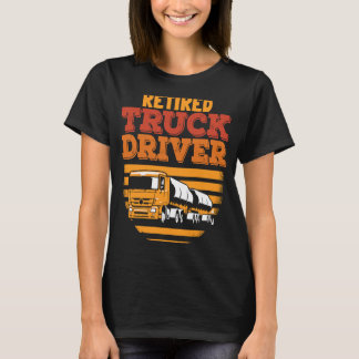 T-shirt Chauffeur de camion rétro Retraité Chariot d'eau V