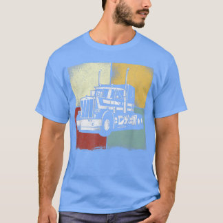 T-shirt Chauffeur de camion Rétro Vintage